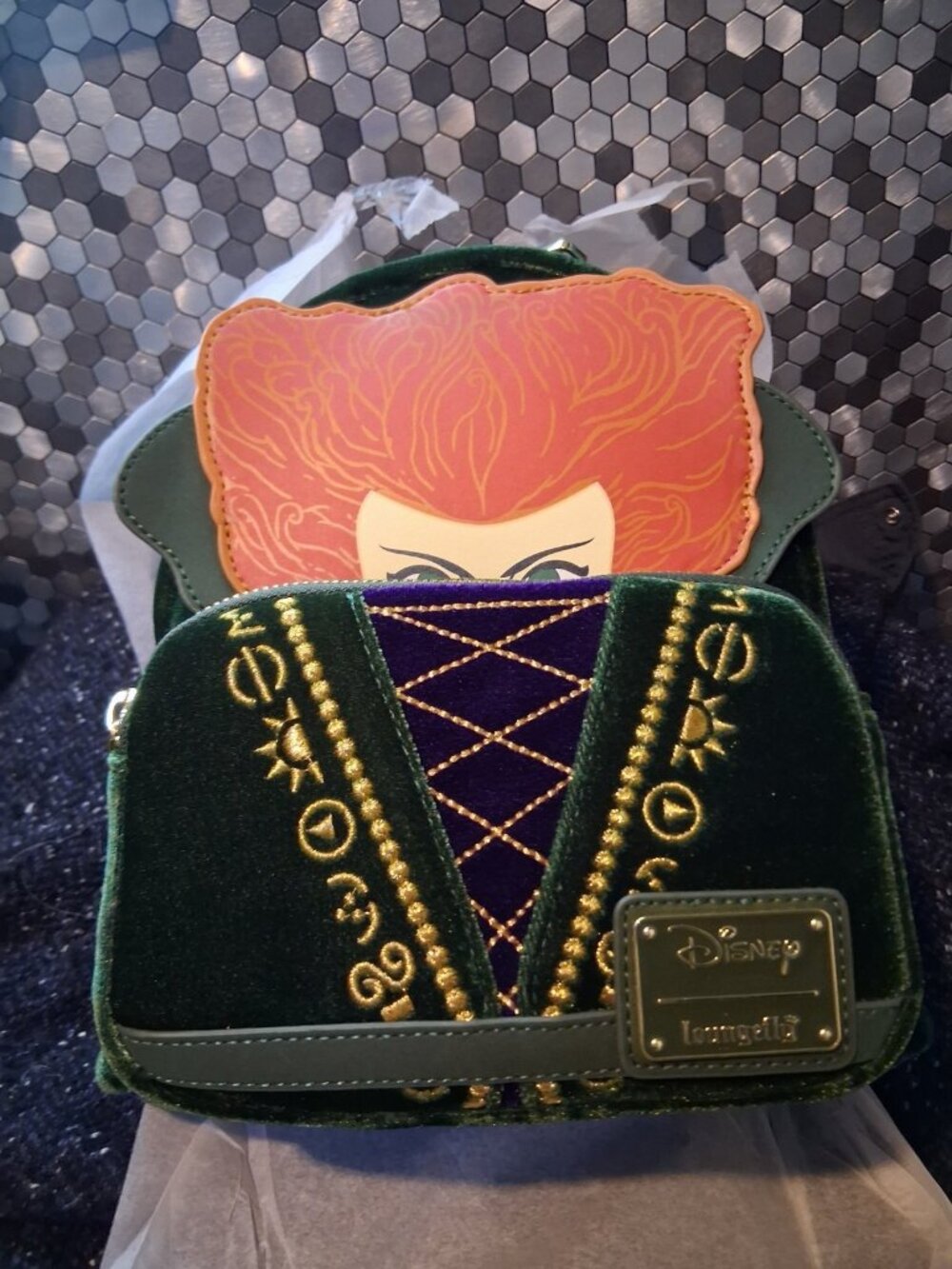 Loungefly Disney Hocus Pocus Winifred Sanderson Mini Backpack WDBK1900 NWT